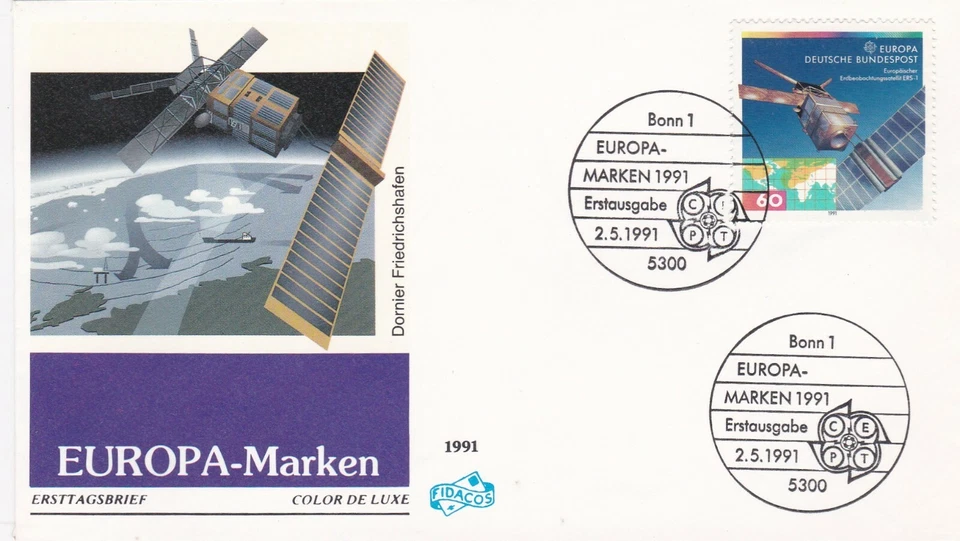L39 - ENVELOPPE ALLEMAGNE - ESPACE - EUROPA-Marken - 1991 - Photo 1/1