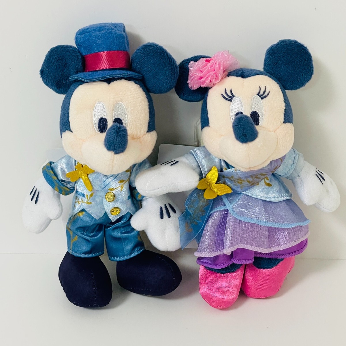 Disney Tokyo Japan Mickey Mouse & Minnie Plush Fantasy Springs