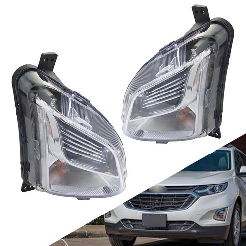 For 2018 2019 2020 Chevy Equinox Clear Lens 55W Pair Fog Light RH+LH Side - Picture 9 of 10