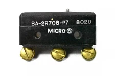 Honeywell BA-2R708-P7 Pin Plunger Micro Switch 20A 125, 250 or 480 VAC