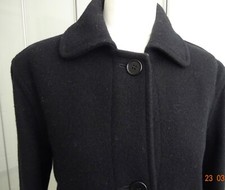 Mhl Margaret Howell Wool Coat Black , Womens S