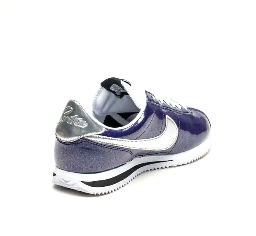 Nike Cortez Basic Premium QS 2016 - ink - Metallic Silver - UK 11 (EU 46) US 12 image 3