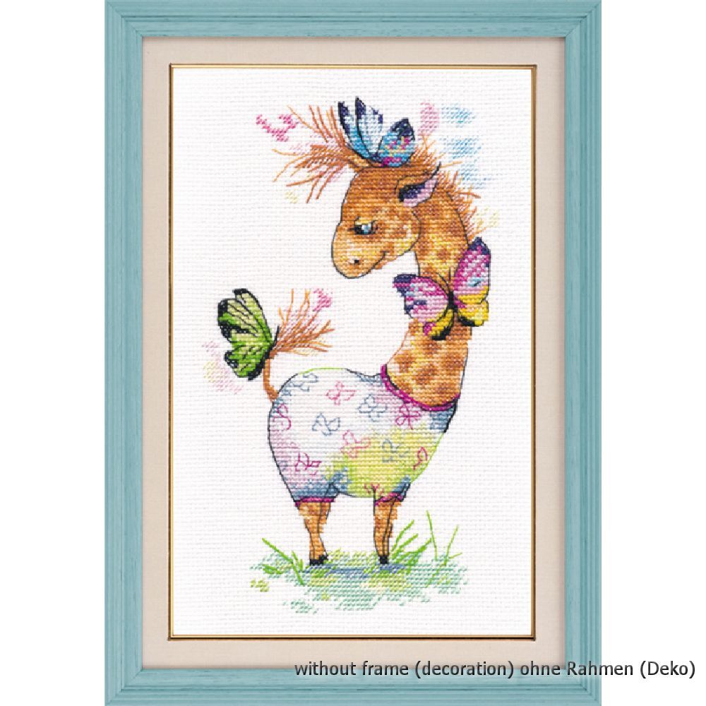 Oven counted cross stitch kit ""Lucky "", 13x22cm, DIY