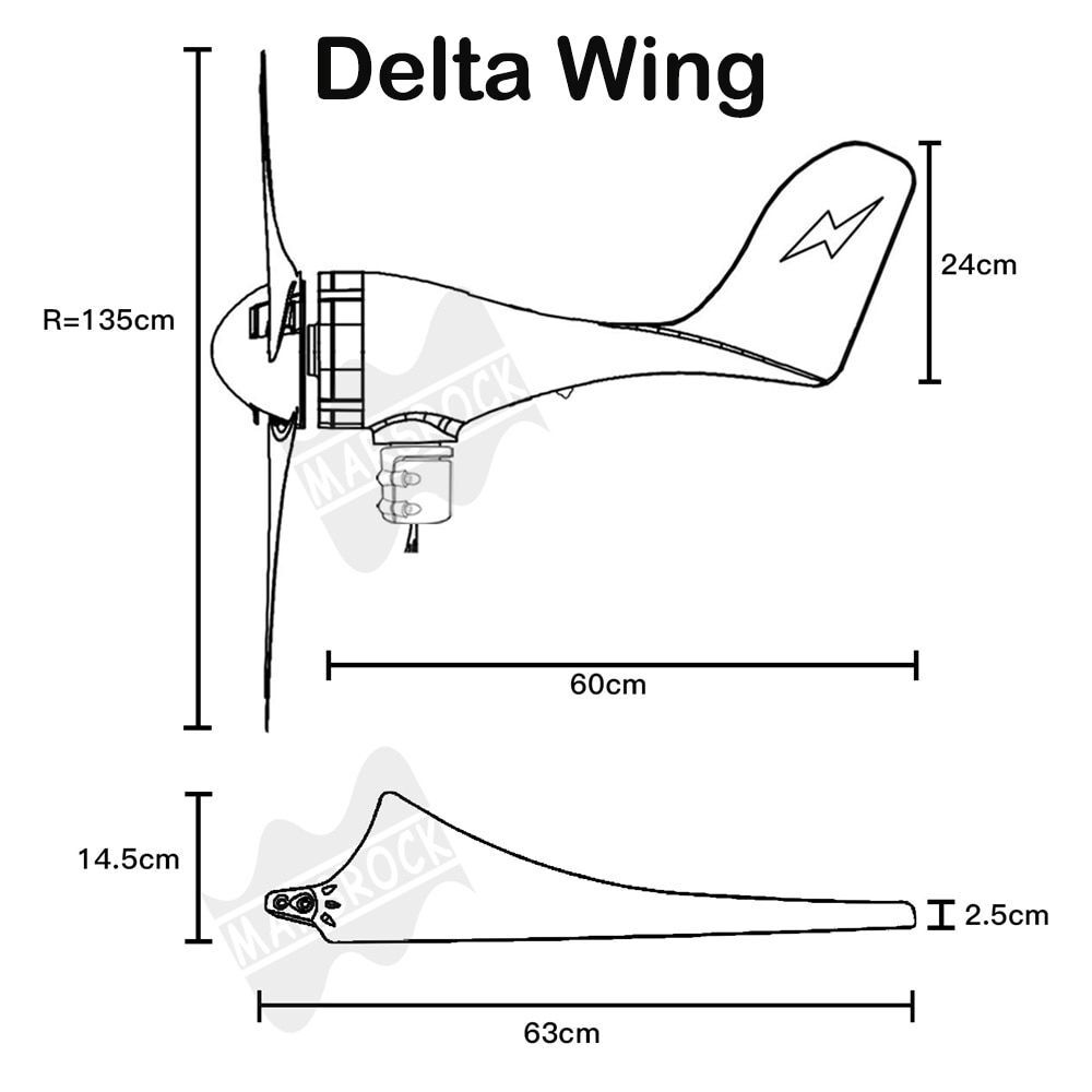 High Strength Nylon Fiber Wind Turbine Generator Blades Generator