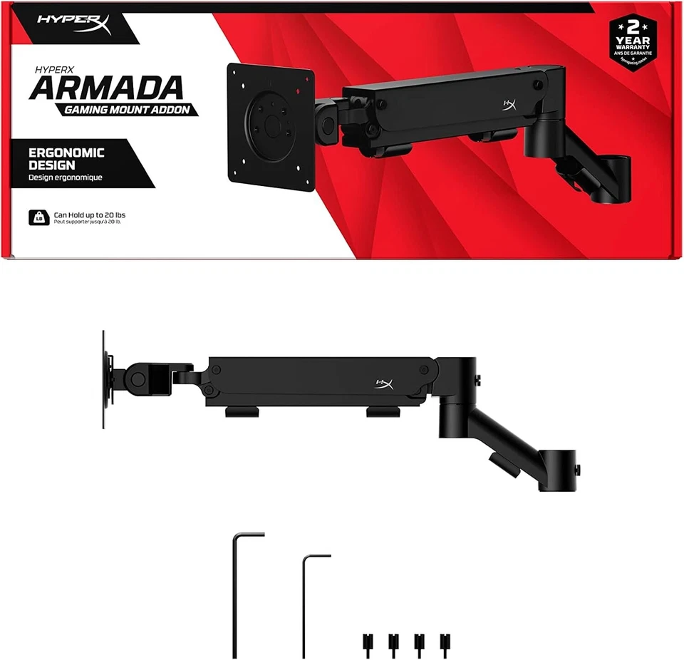 HyperX Armada Single Gaming Mount Add On - Not Main Stand - Image 2 of 4