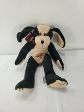 10" Boyds Bears Plush BUNKY MCFARKLE Fabric Baby Dog Bean Bag Stuffed Animal