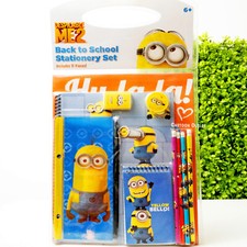 Minions 11 Pc Value Pack Back to School Stationery Supplies Set Despicable Me