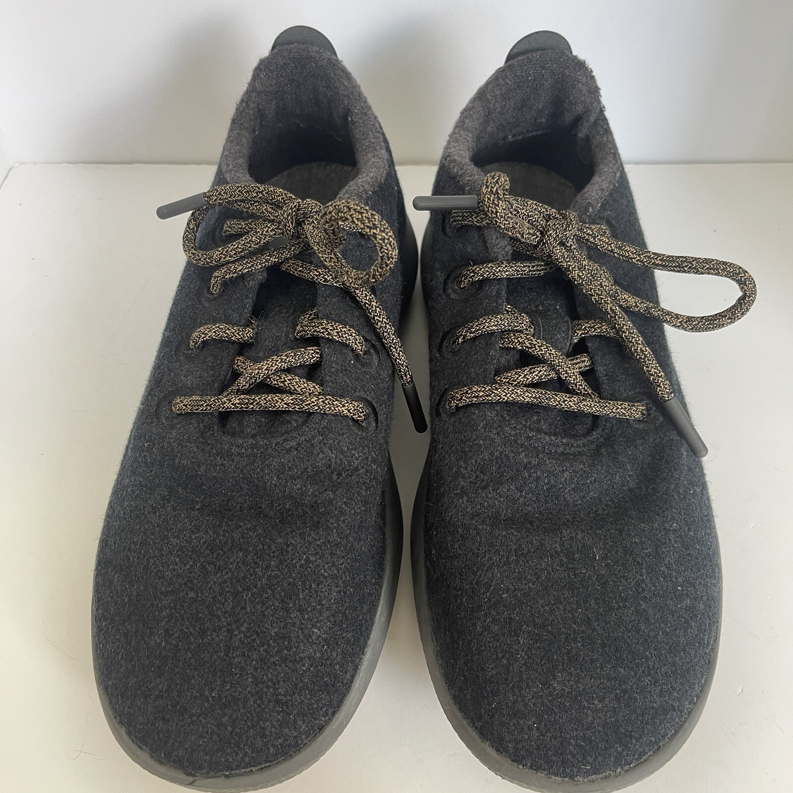 SAOLA Scarpe da ginnastica Allbirds uomo lana runner Mizzle WRM taglia 10 grigio nero