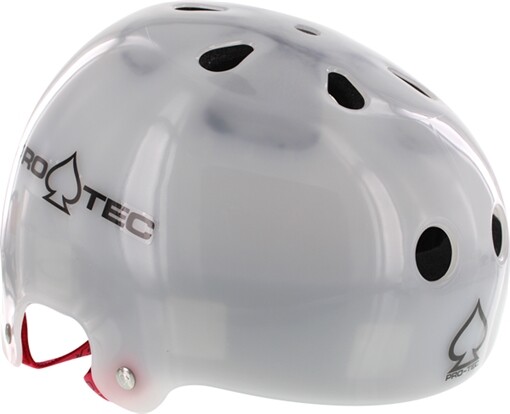 PROTEC LASEK CLASSIC XLARGE WHITE TRANSLUCENT SKATE HELMET