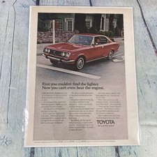 1970s Toyota Mark II Car Automobile Vtg Print Ad/Poster Promo Art Magazine Page