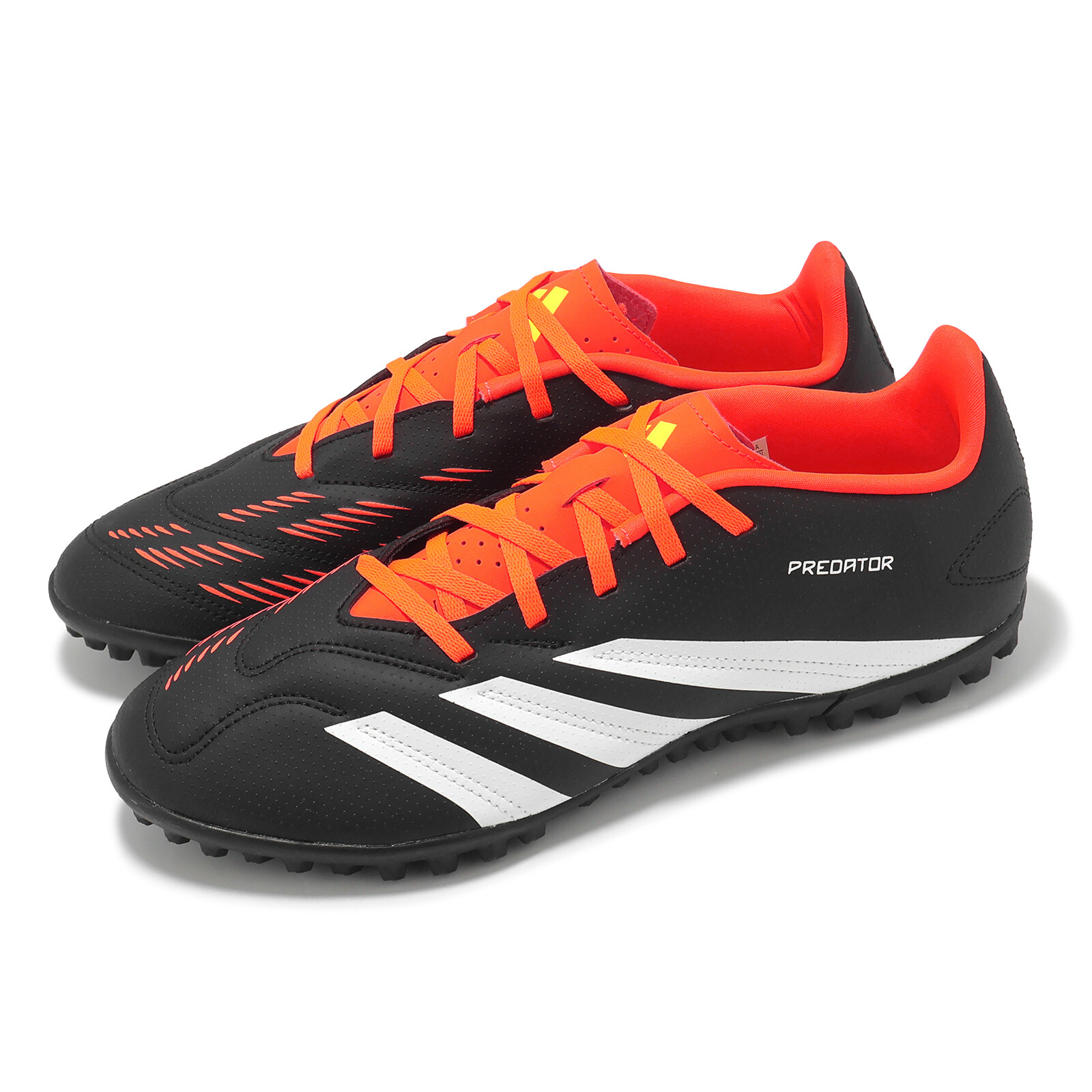 adidas Predator Club TF Core Balck Solar Red Мужские кроссовки для футбола на газоне IG7711