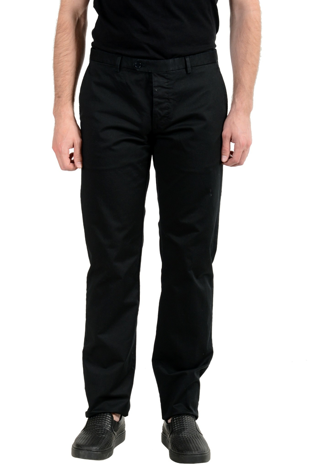 Мужские повседневные брюки-стрейч Malo черного цвета размер US 34 IT 50 15990₽