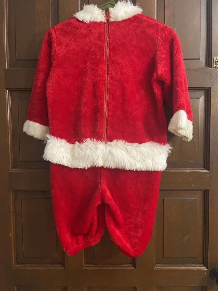 Traje de Papá Noel para bebé niño pequeño disfraz de Navidad talla M se adapta a 2-4 años Foto 2 de 4