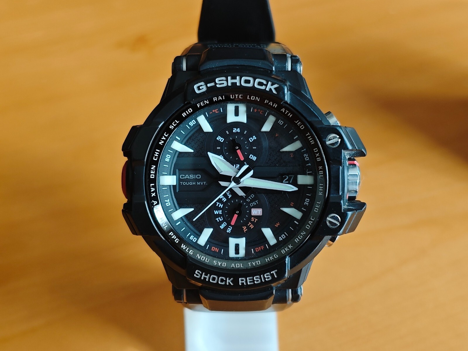 Casio G-Shock GW-A1000D-1AJF Sky Cockpit 54mm Black Resin Case 