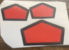 Great Mazinger - Mazinga Shogun Warrior Jumbo - Red Knee & Waist Decal Set
