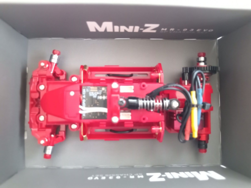 Kyosho MINI-Z Racer MR-03 EVO SP Zestaw podwozia Czerwony Limitowany W-MM 8500KV - Zdjęcie 1 z 10