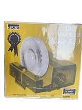 Round Slide Tray 100 2x2 Slides Montgomery Ward. Sealed, ripped packaging