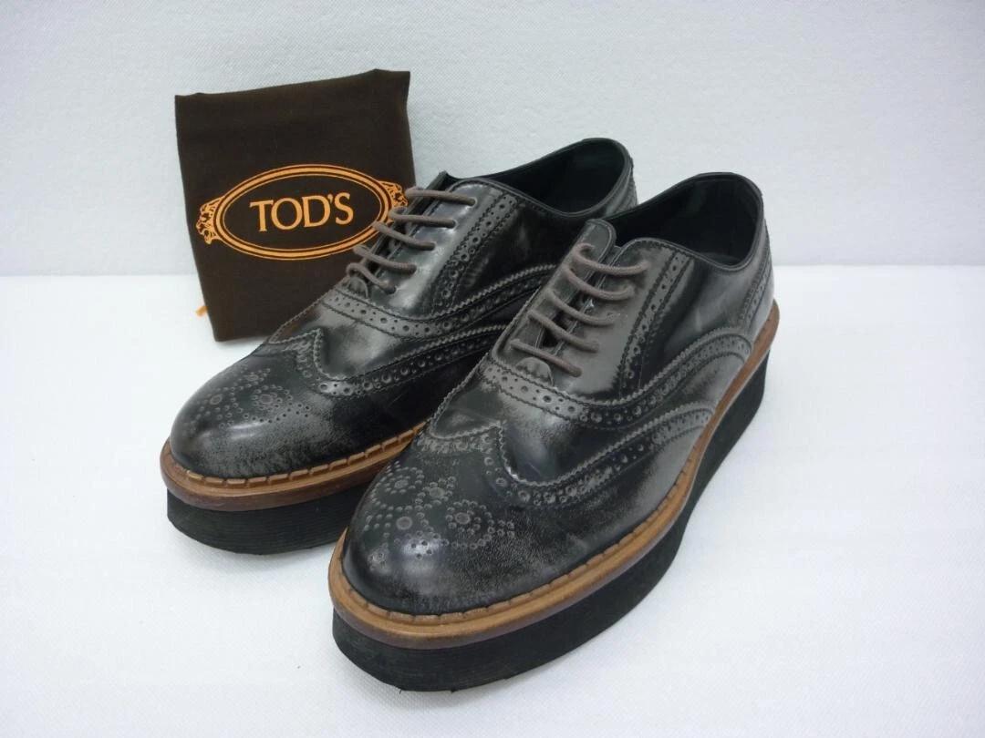 TOD’S Mocassino Tod's suola spessa scarpe stringate scarpe da donna taglia 38 US 8