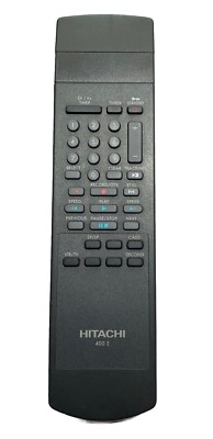Originale Hitachi 400E Fernbedienung für VCR gereinigt 2 Jahre Garantie