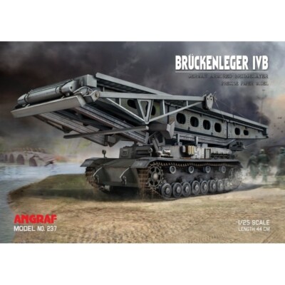 Card Paper Cut Out Model Kit Answer Angraf Brückenleger IVb 1:25