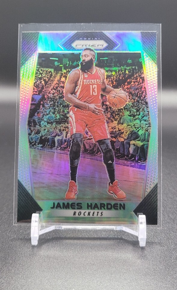  2017-18 James Harden Panini Prizm Prizms Silver #251 (Houston Rockets)