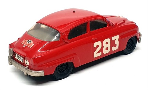 GPM Classic 43 1/43 Scale 1004 - Saab 96 Monte Carlo Winner 1963 - Red - Picture 2 of 6