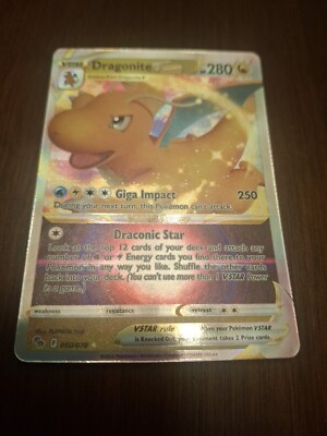 Pokmon TCG Pokmon GO #050/078 Dragonite VSTAR NM Holo Rare | eBay