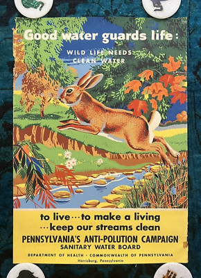 Original Poster Good Water Guards Life Wildlife Health Pennsylvania Nature