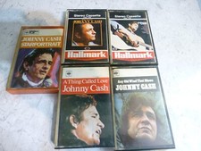 MUSIC CASSETTE JOHNNY CASH X5