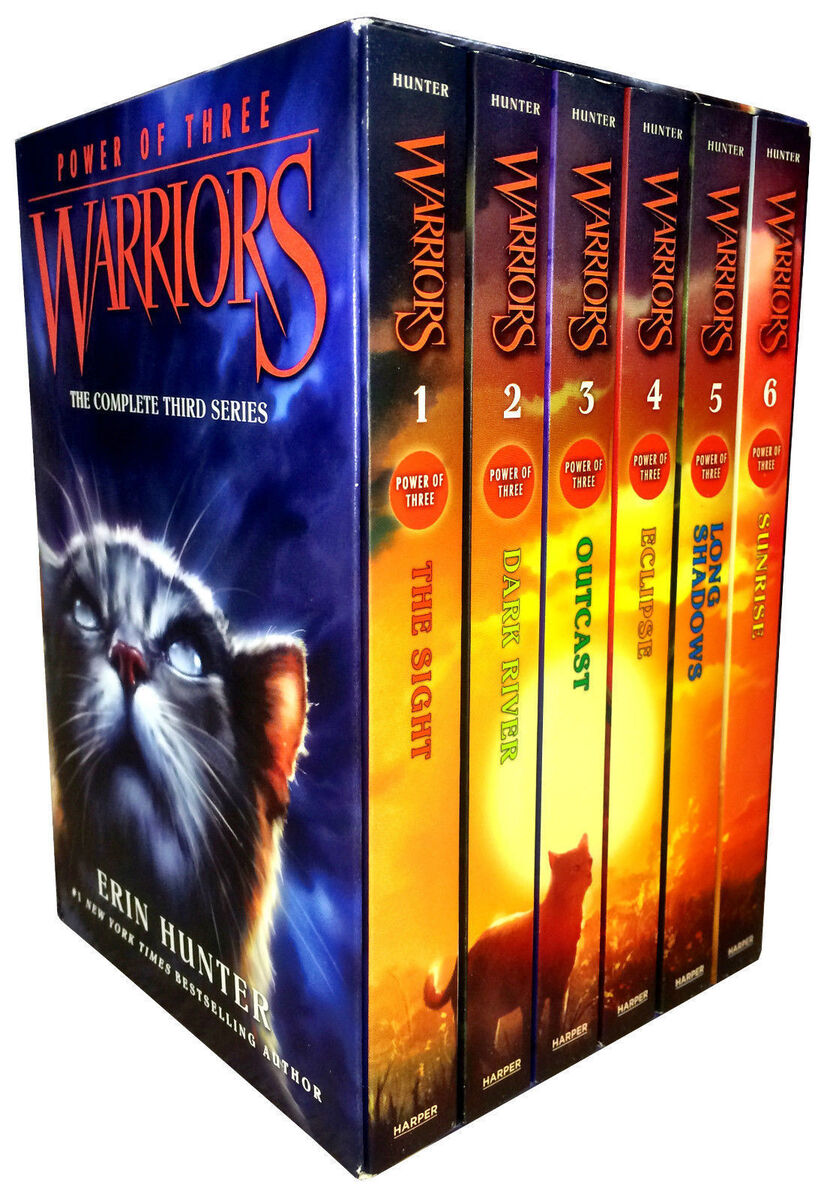 Warrior Cats (Series 2) New Prophecy 6 Books By Erin Hunter-Ages 8