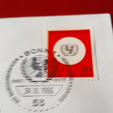 Ersttagsbrief Bund BRD UNICEF Stempel Bonn 24.10.1966 gestempelt