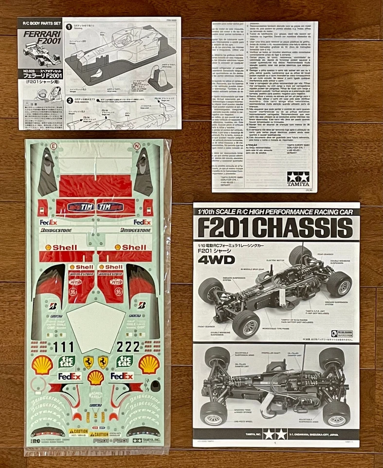 TAMIYA 58288 1/10 R/C High Performance Racing Car FERRARI F2001 (Telaio F201) - Immagine 4 di 4