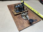 Vtg Signal Elektryczny Mfg Vintage Learner Telegraph Set Prosty klucz + Dźwięk