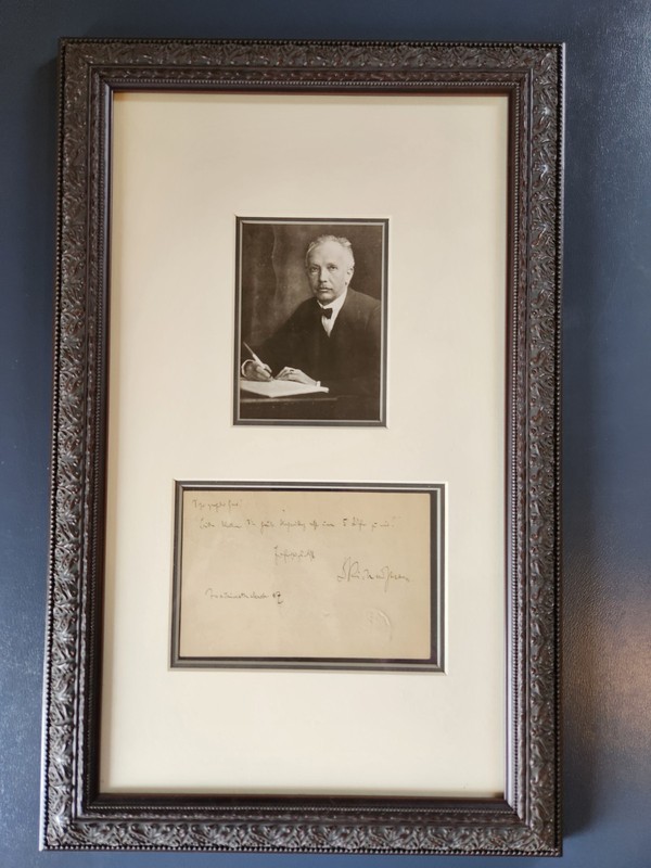 RICHARD STRAUSS Signed Autograph 1905 Postal Cover Classical Music History Rare