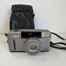 Canon Sure Shot Z115 35mm Film Camera Tested  Working w/ Samsonite Case Zoom