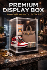 Extra Tall Acrylic Display Case 24  High 12x14x24in Clear Collectible Showcase