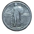 1918 D Standing Liberty Quarter XF