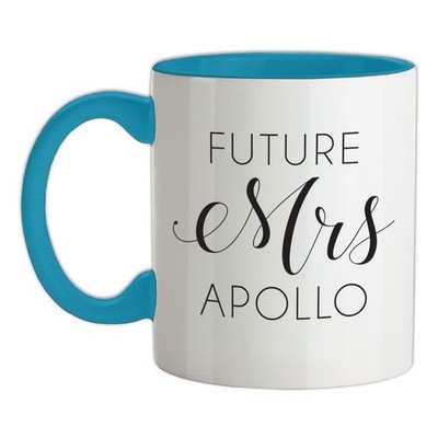 Future Mrs Apollo - Keramik Tasse - Gladiator TV Spiel Show Name Liebe Ehefrau