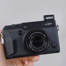95% NEW Fujifilm Fuji FinePix X30 12.0MP Digital Camera Black English Language