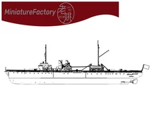 SSMODEL 1:1250 France Marne Class Destroyer Marne Waterline