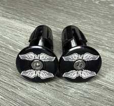 GT Wings Repop Bicycle Bike Handlebar Bar End Plugs Black BMX