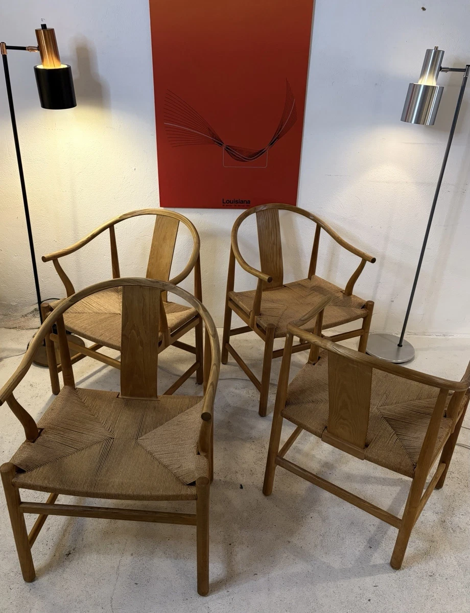 Original Vintage Hans J. Wegner PP66 PP Mobler Oak China Chair Stuhl