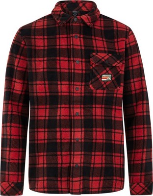 PROTEST Snowboard Fleece Jacke PRTOUTWELL Fleece Hemd 2025 barn red Pullover