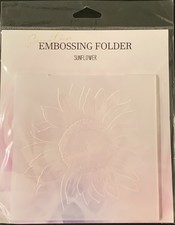 Stamps By Me High Definition 3D Embossing Folder Sunflower