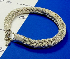 925er Silber HerrenArmband #RAW d'Oz 21cm ARMBAND NEU Silber 925 Armband Herren