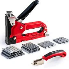 DIYSELF-Staple-Gun-for-Wood, 4-in-1 Upholstery Staple Gun Heavy Duty, Fabric Sta