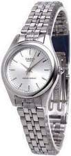 Casio LTP-1129A-7A Ladies Analog Stainless Steel Casual Dress Watch