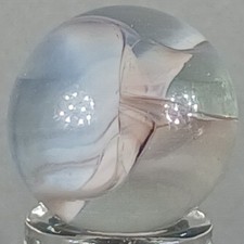 Vintage Vitro Hybrid Cat's Eye Marble .61 Inches Near-Mint Condition