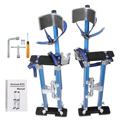 1 Pair 24'' - 40'' Professional Grade Adjustable Aluminum Stilts Tool For Painting