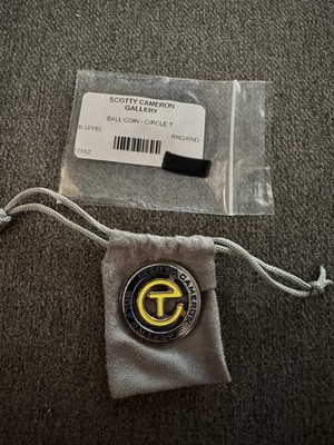 Scotty Cameron NEW Gallery CIRCLE T BALL COIN in Scotty Blue and Yellow 2026